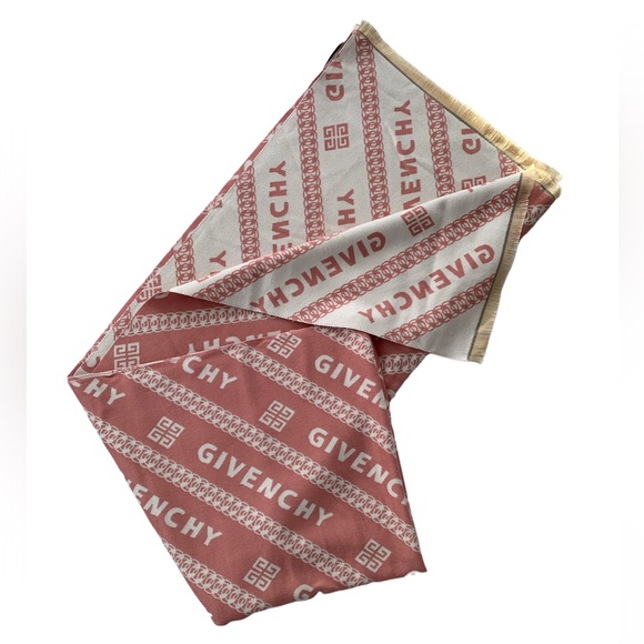 ❤️🔥❤️ GIVENCHY AUTHENTIC DOUBLE SIDED 100% WOOL LARGE SCARF ❤️🔥❤️ - Picture 2 of 8